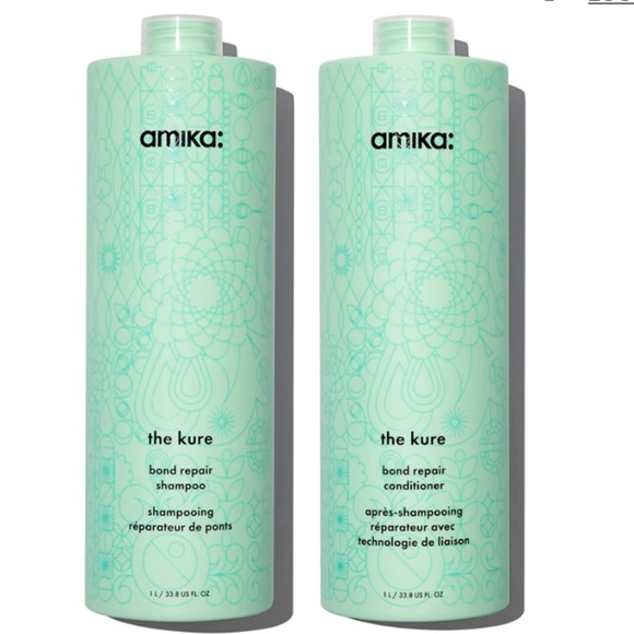 Amika The Kure Repair Shampoo and Conditioner Liter Duo ($150 Value) - Picture 1 of 1
